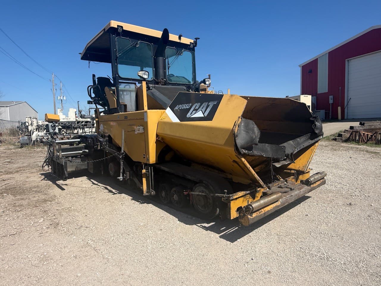 2014 Cat AP655D Tamper Bar Screed